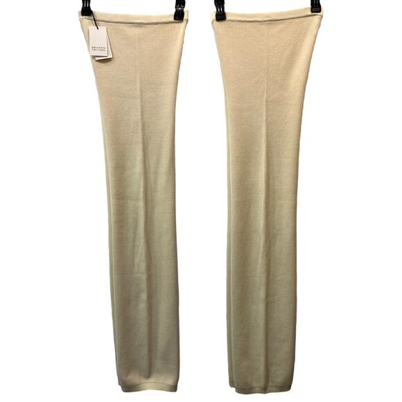 NEW Brunette The Label Cream KNIT Ribbed Pants | XS/S - Picture 4 of 13